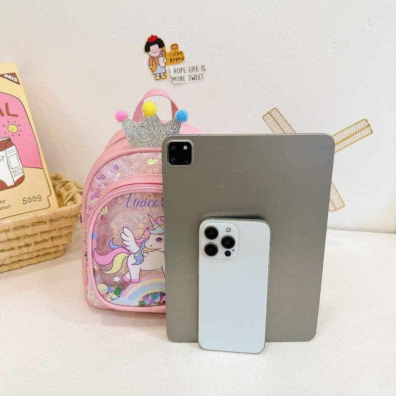 Fashionable Unicorn Girl Korean Version School Backpack for Children - Image 4