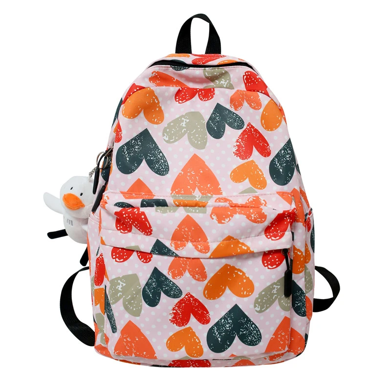 Backpack Fully Printed Letters Multi