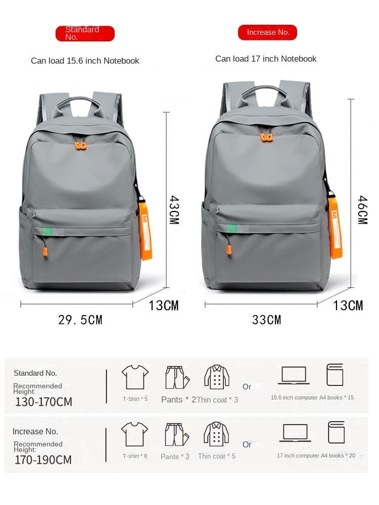 Trendy Water-Repellent Schoolbag - Image 3